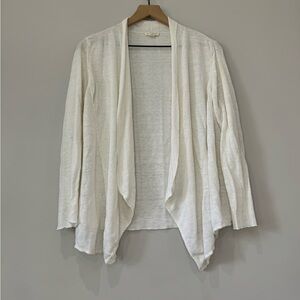Elegant White Women's Cardigan